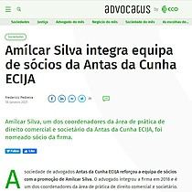 Amlcar Silva integra equipa de scios da Antas da Cunha ECIJA